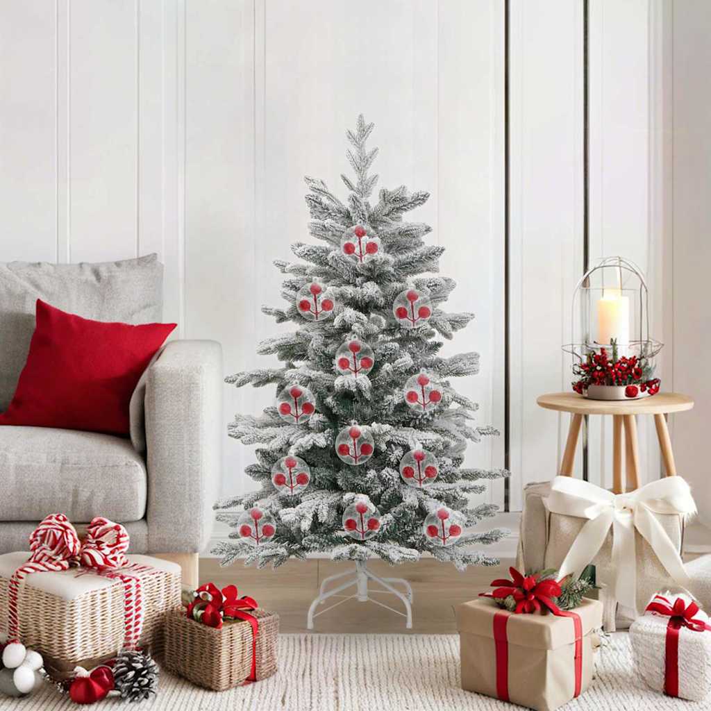 Weihnachtskugel-Set 25 stk. Transparent Ø 10 cm Kunststoff