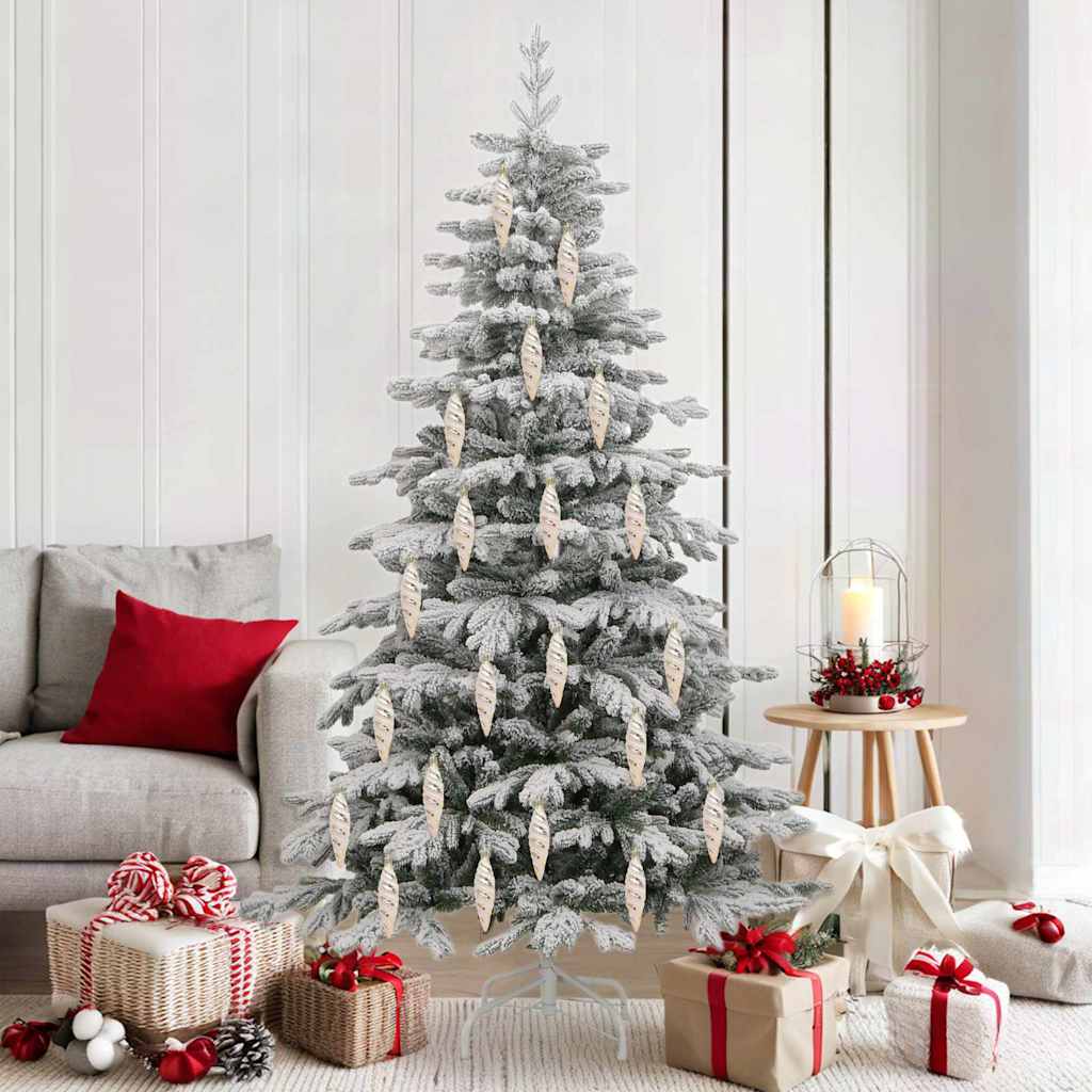 Christmas Spiral Shape Ball 40 stk. Champagner 3 x 11 cm
