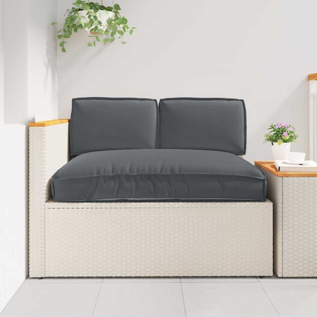 Kissenset Oxford-Stoff Anthrazit 120 x 80 x 52 cm