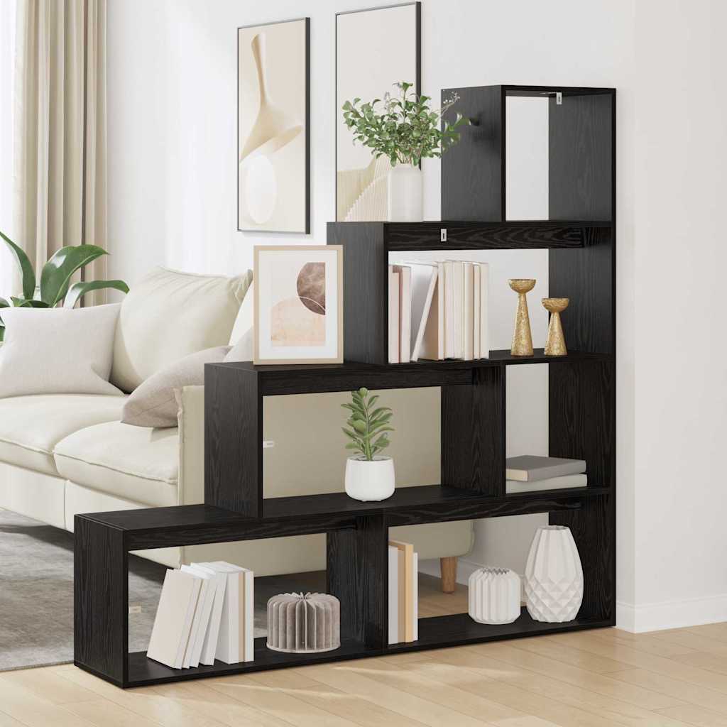 Raumteiler Bücherregal 143,5 x 29 x 143,5 cm Holzwerkstoff