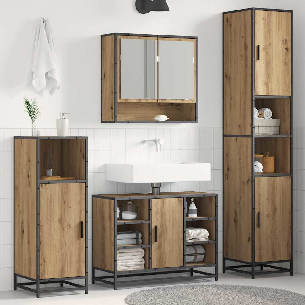 Badezimmermöbel-Set Artisan-Eiche 35 x 37,5 x 188,5 cm