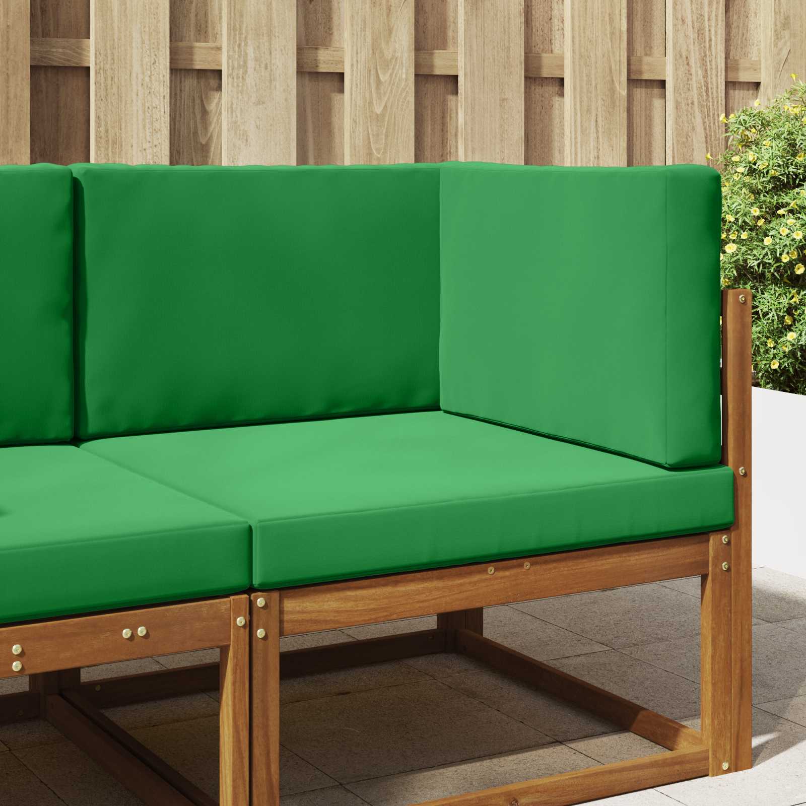 Sofakissen für draußen Polyester Grün 80 x 80 cm