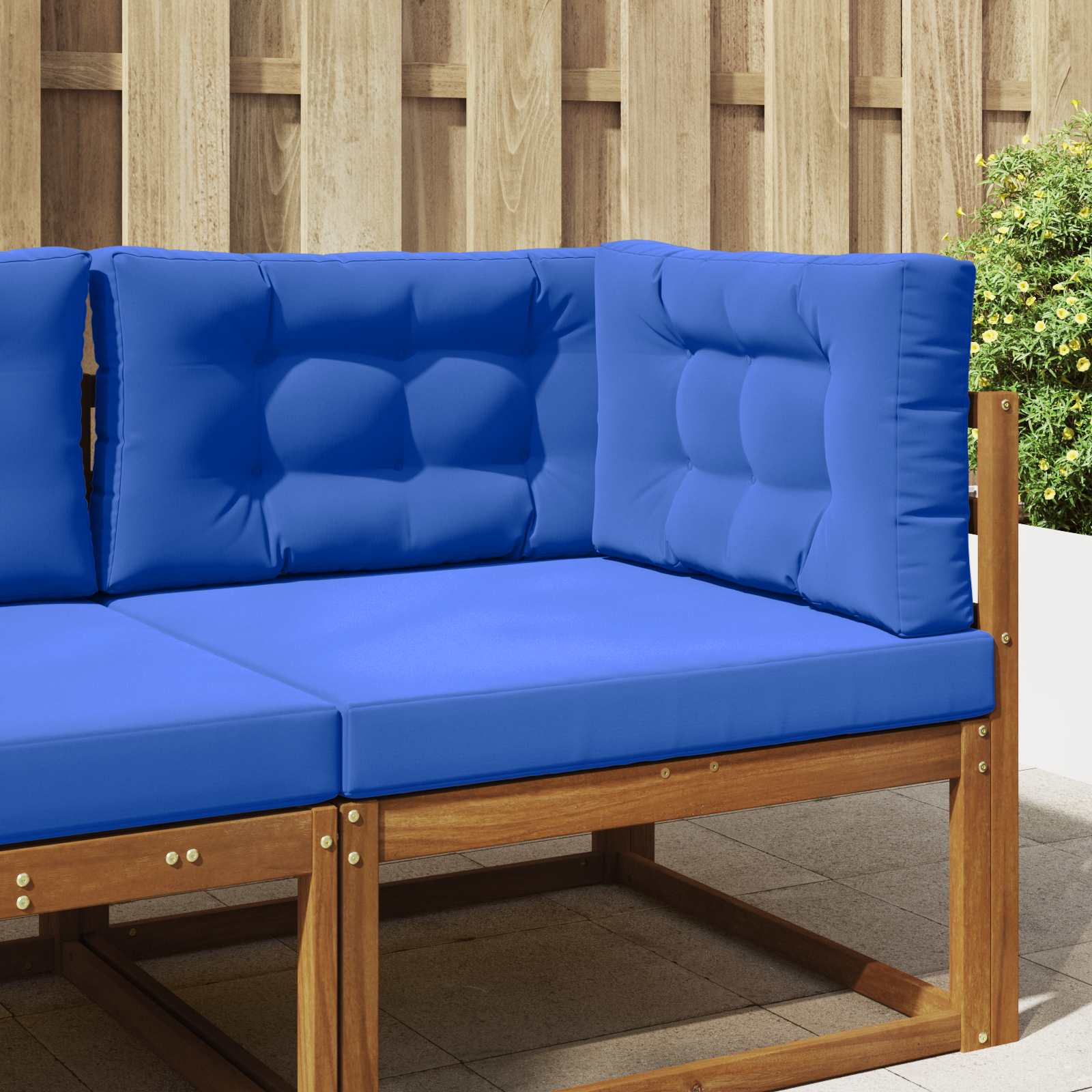 Sofakissen für draußen Polyester Königsblau 80 x 80 cm