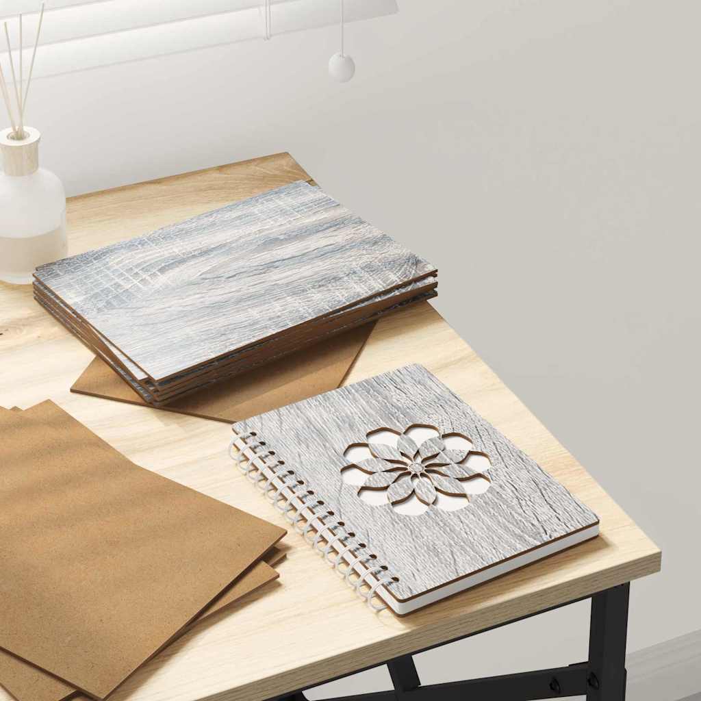 Dekoplatten 150 Stk. Sonoma-Grau 15 x 21 x 0,27 cm