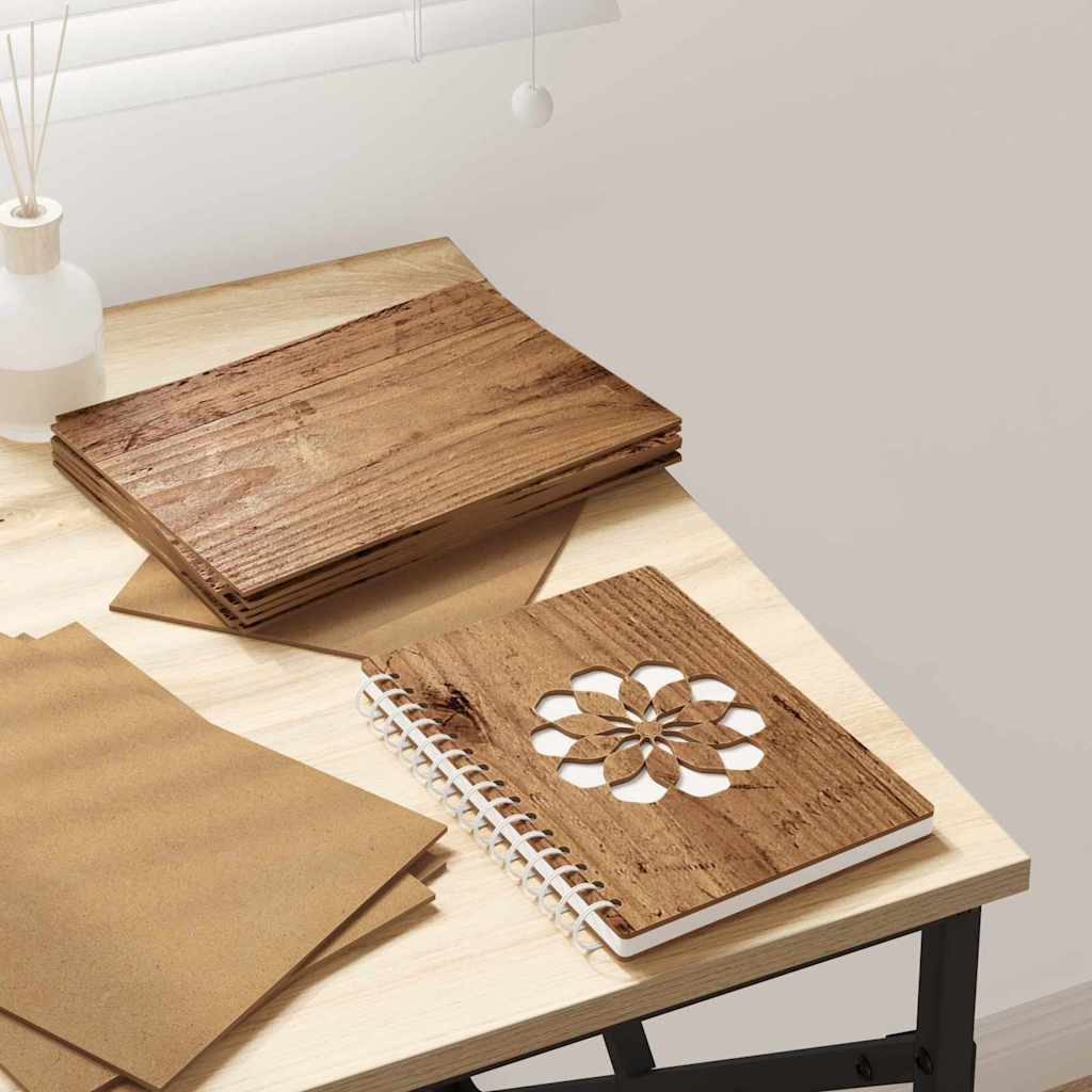 Dekoplatten 150 Stk. Altholz 21 x 30 x 0,27 cm Holzwerkstoff