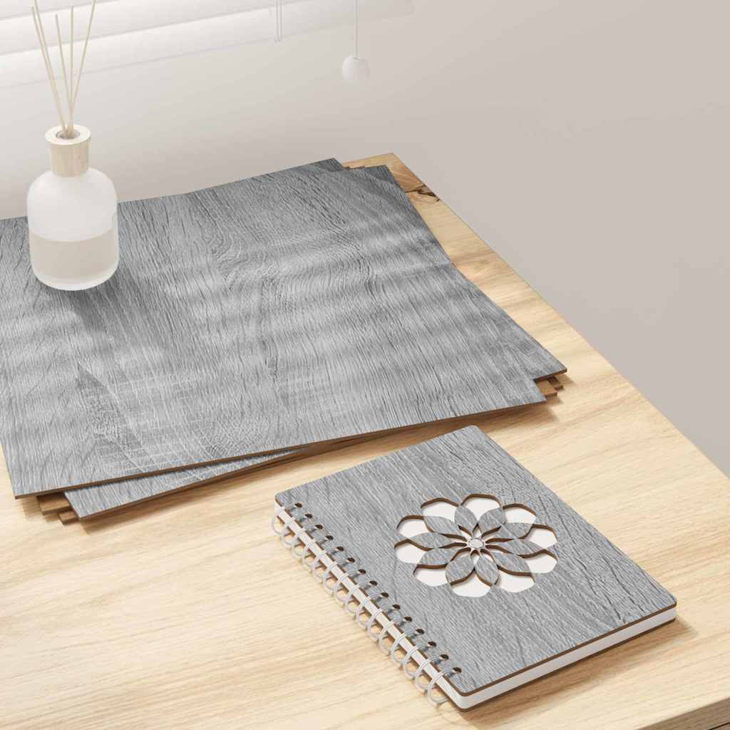 Dekoplatten 12 stk. Graues Sonoma 30 x 30 x 0,27 cm