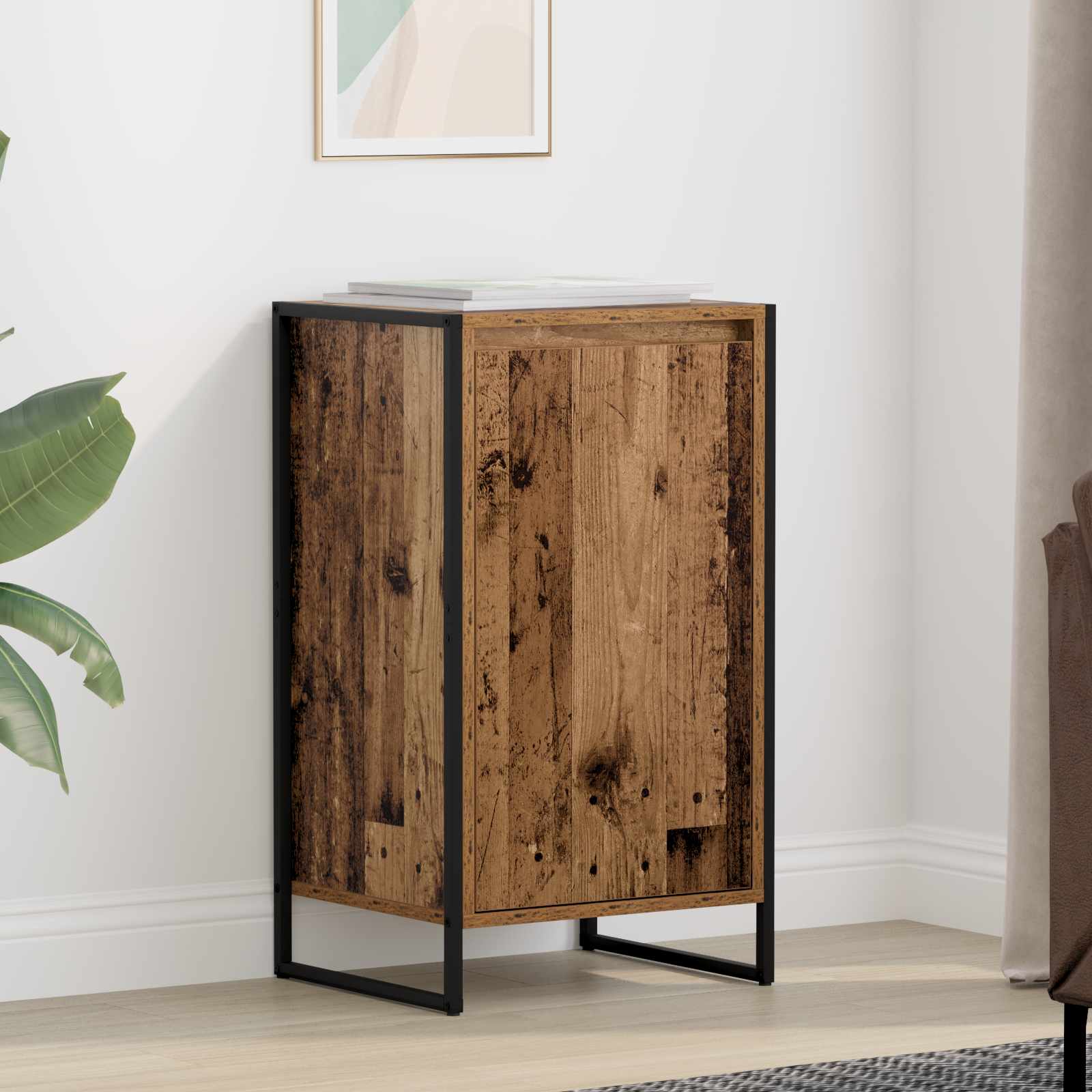 Sideboard Altholz 43 x 36 x 75,5 cm Holzwerkstoff