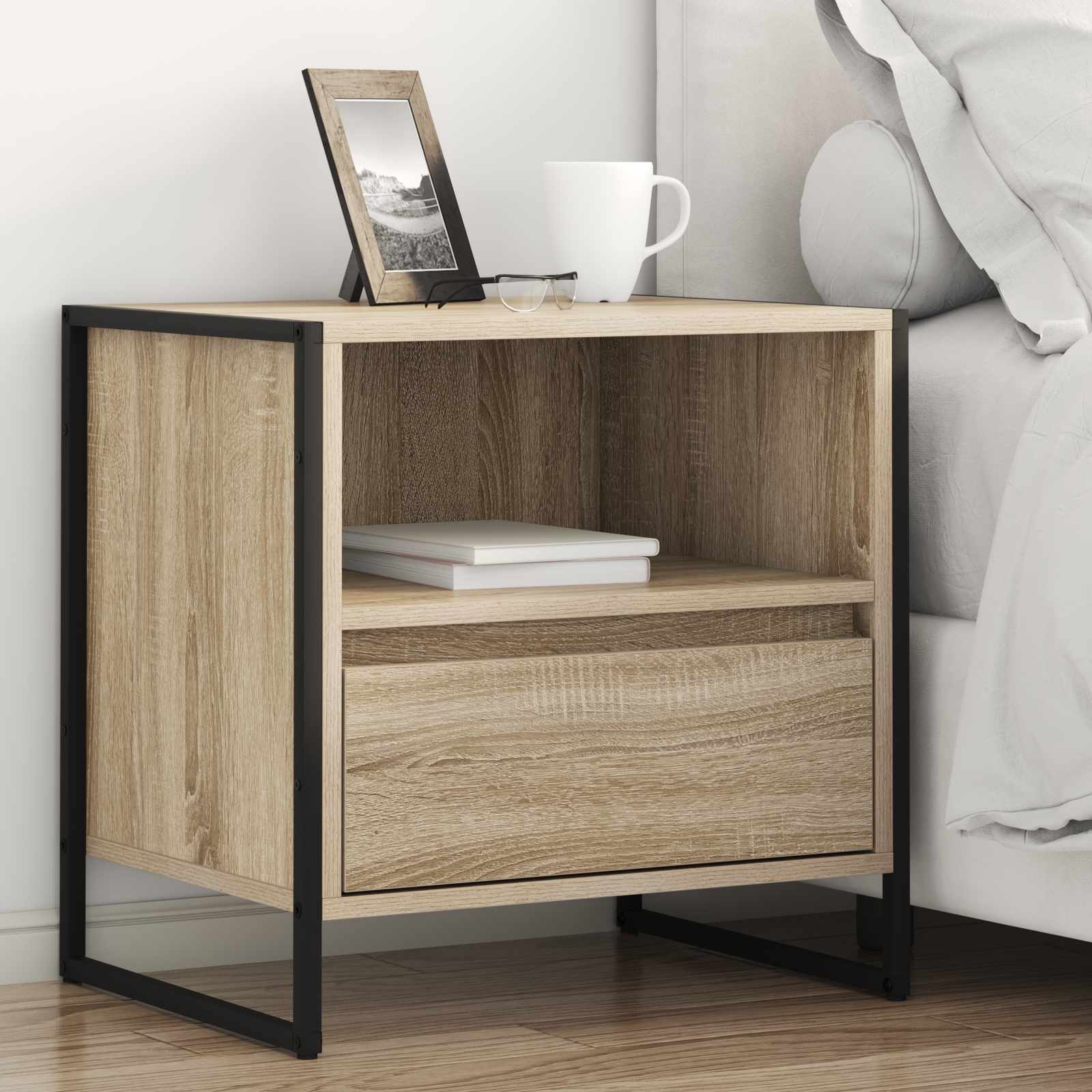 Nachttisch Sonoma 50 x 39,5 x 50 cm Holzwerkstoff