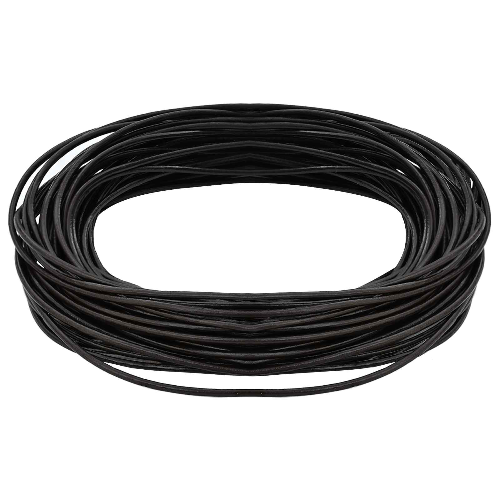 Leder Schnur 1 Dunkelbraun Ø1,5 mm x 50 m Leder
