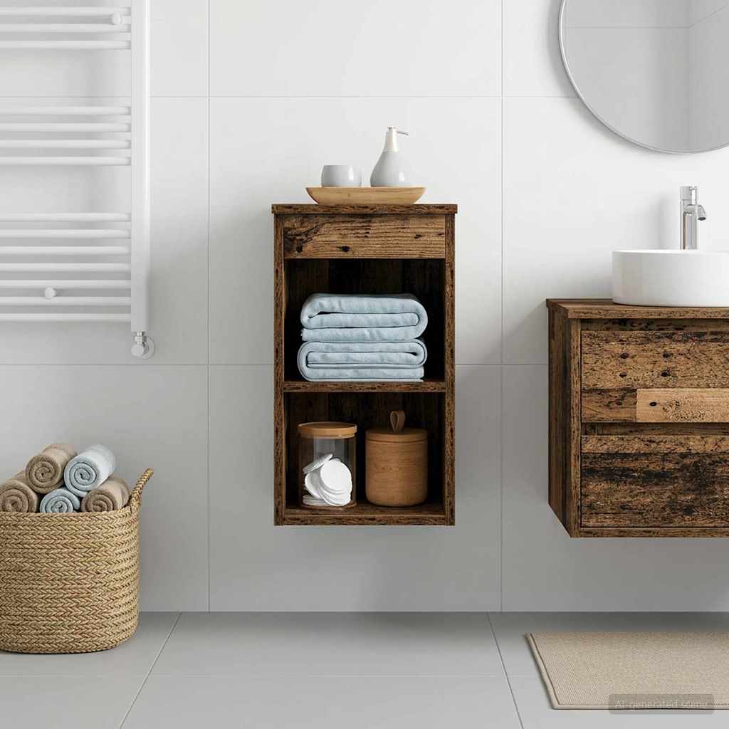 Badezimmerschrank Inzwischen Altholz 30 x 35 x 50 cm