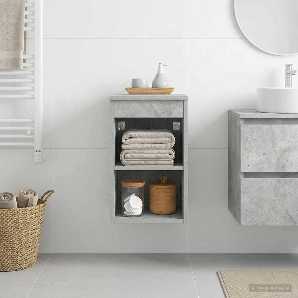 Badezimmerschrank Inzwischen Betongrau 30 x 41 x 50 cm