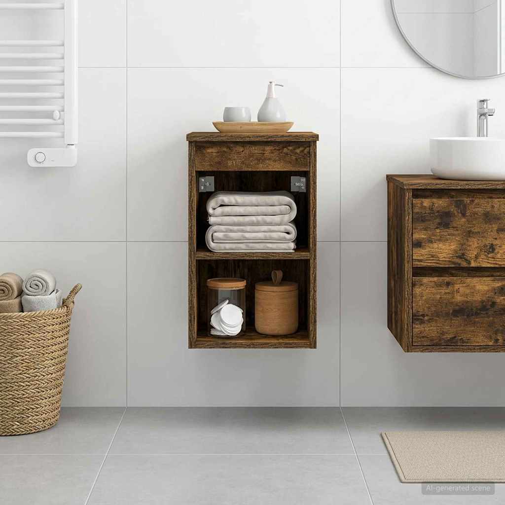 Badezimmerschrank Inzwischen Geräucherte Eiche