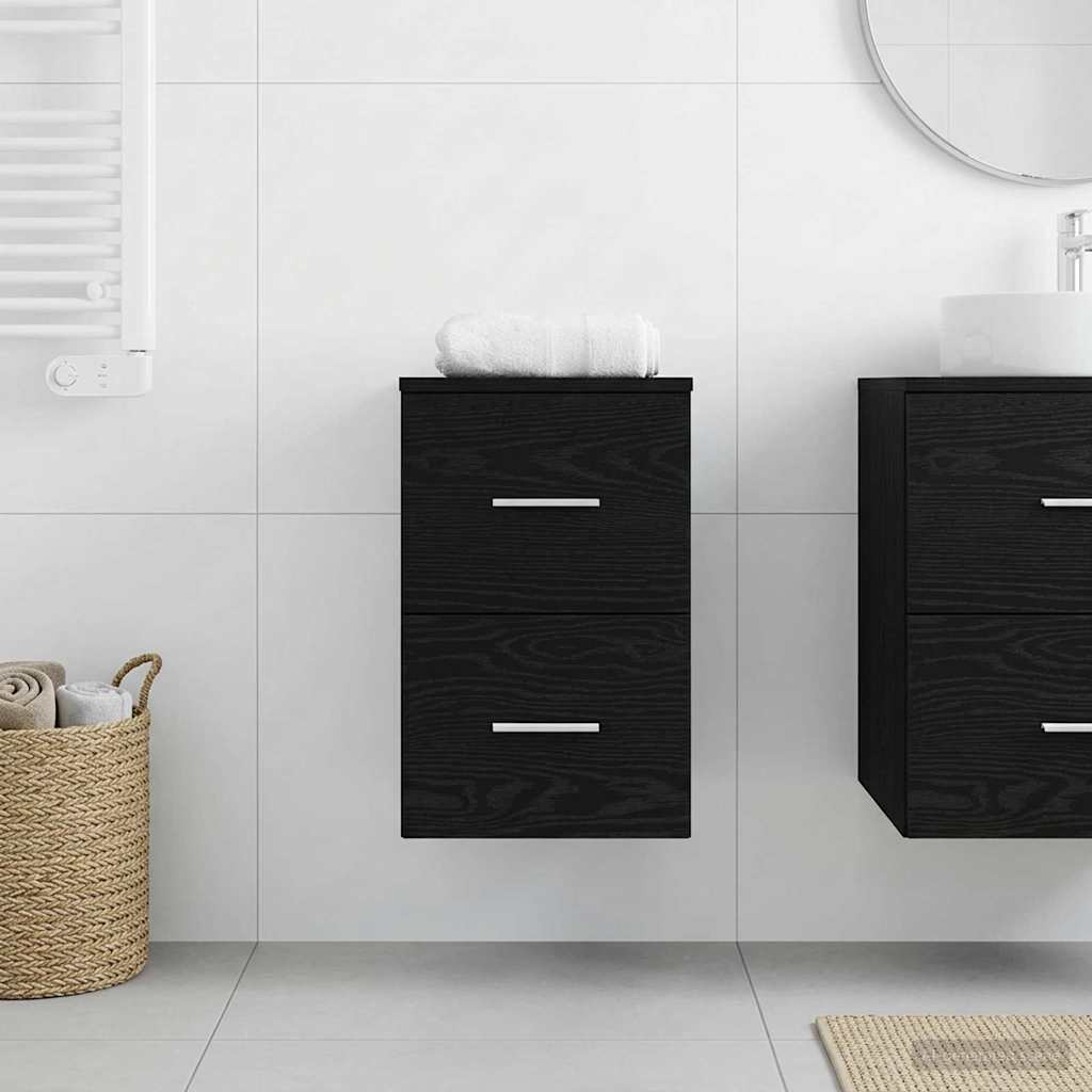 Badezimmerschrank Inzwischen Schwarze Eiche 30 x 41 x 50 cm