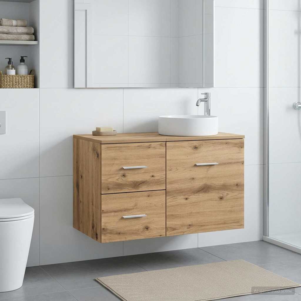 Badezimmerschrank Inzwischen Altholz 30 x 44,5 x 50 cm