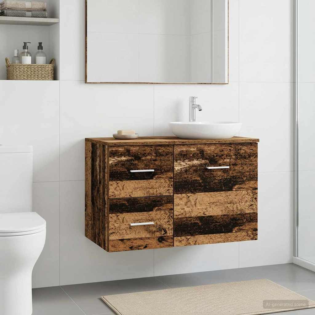 Badezimmerschrank Inzwischen Artisan-Eiche 30 x 44,5 x 50 cm