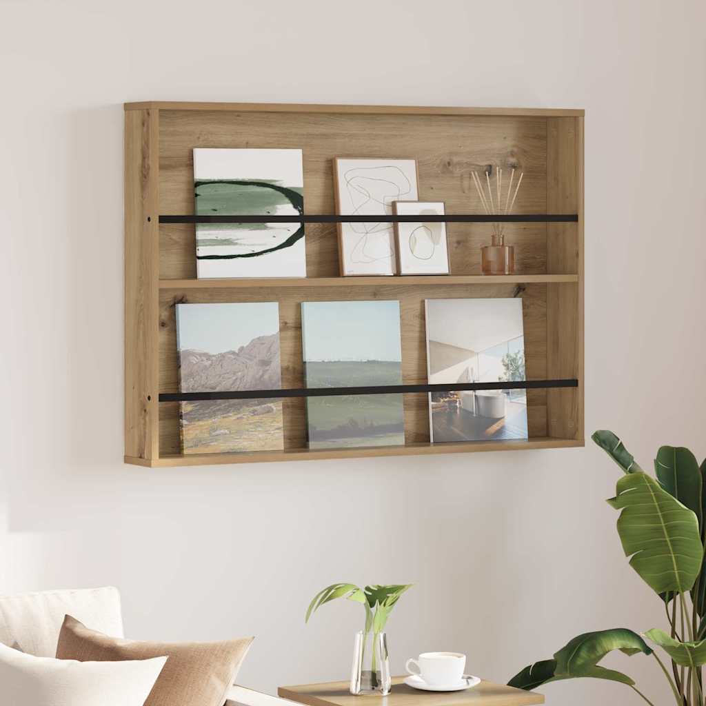 Magazinregal Artisan-Eiche 100 x 12 x 70 cm Holzwerkstoff