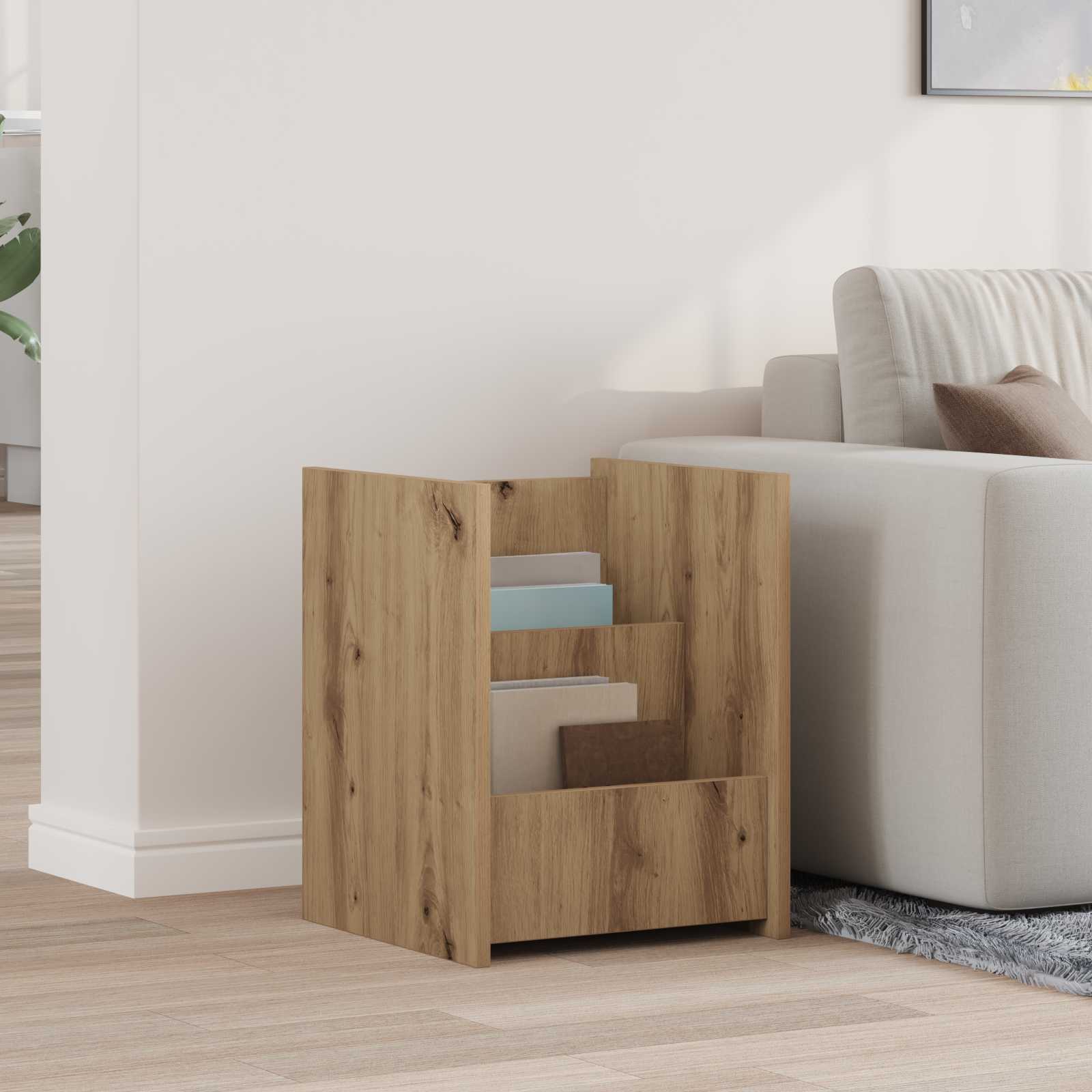 Magazinregal Artisan-Eiche 35 x 35 x 45 cm Holzwerkstoff