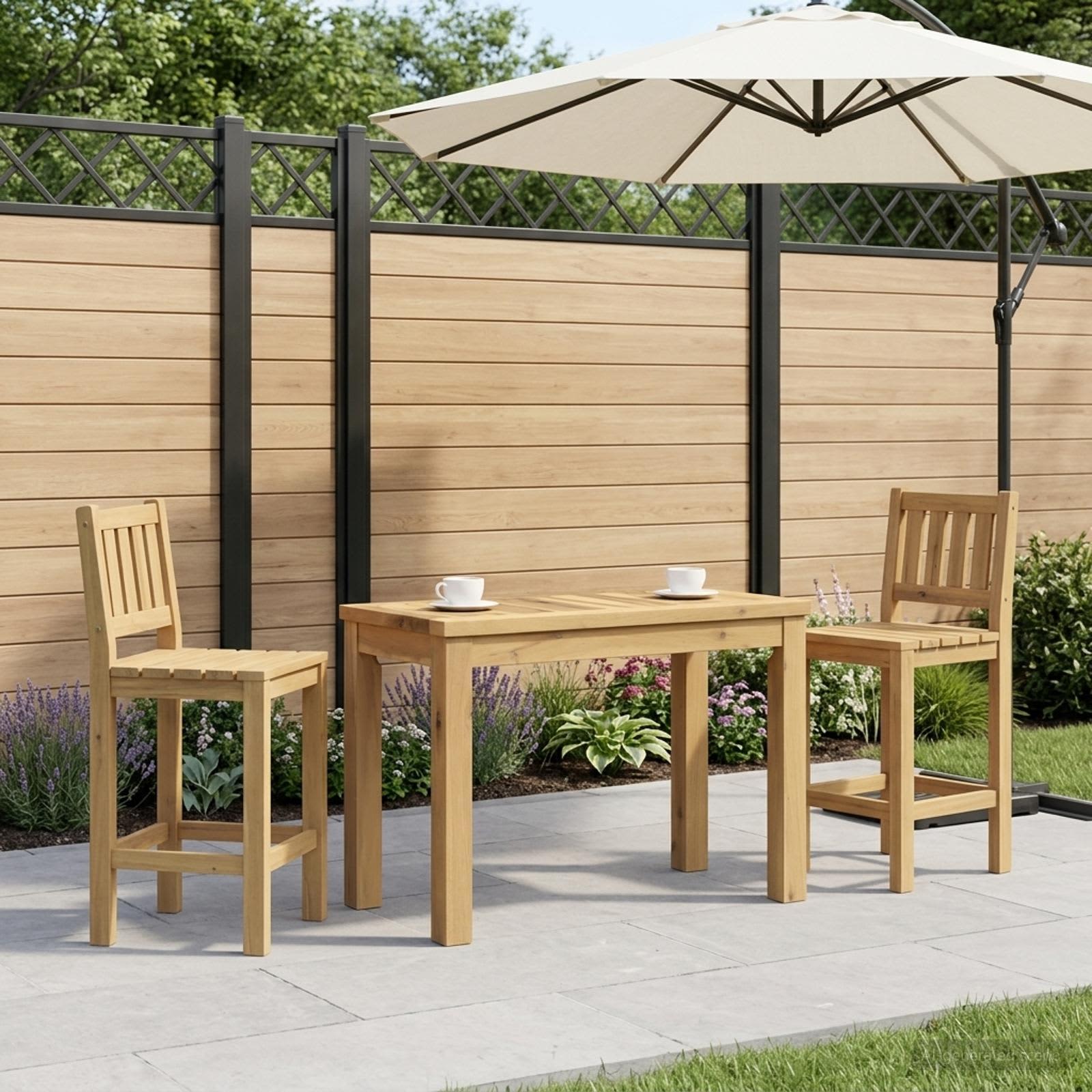 Couchtisch Weiß 60,5 x 30 x 36 cm Massivholz Akazie