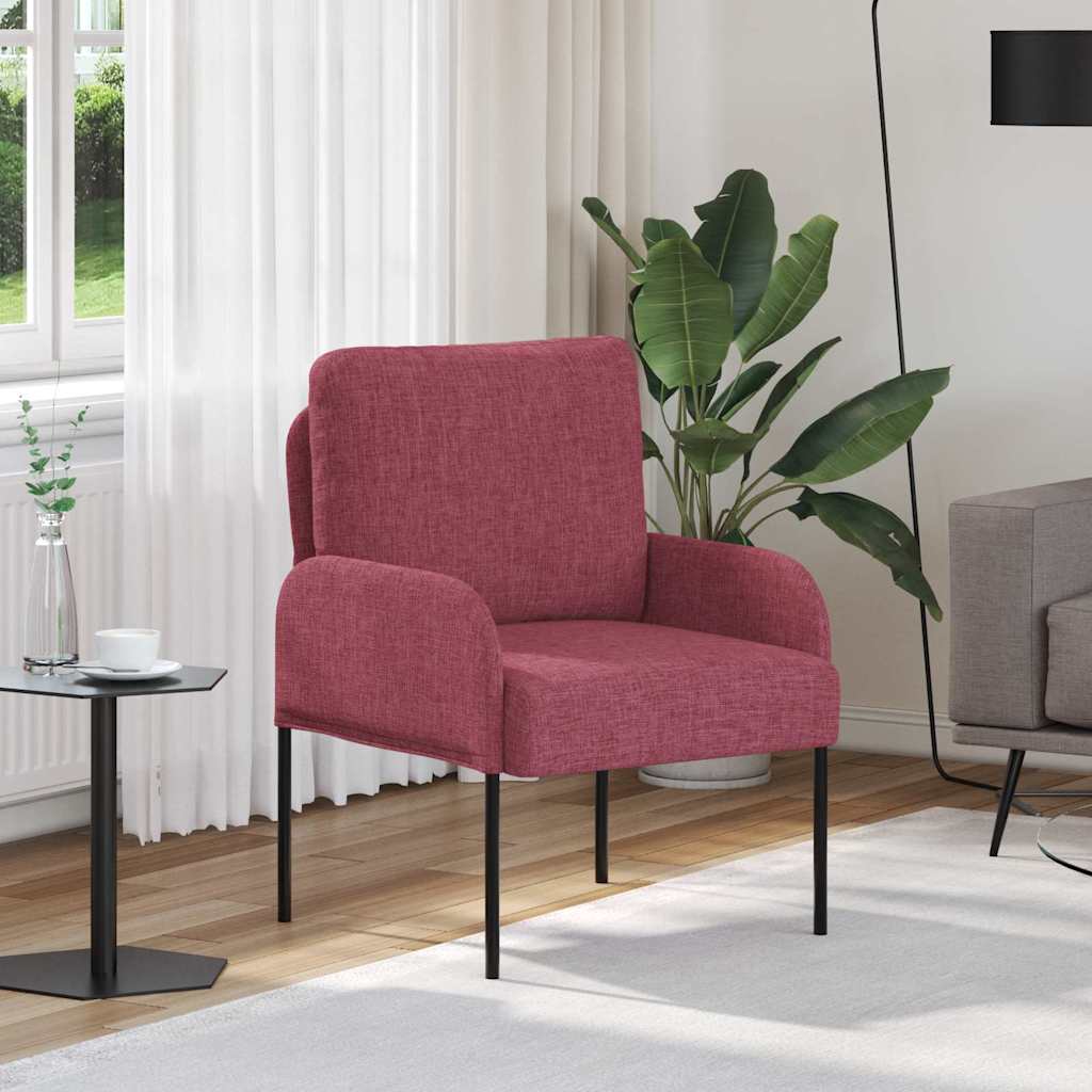 Sofas mit Kissen 55cm Weinrot Sperrholz