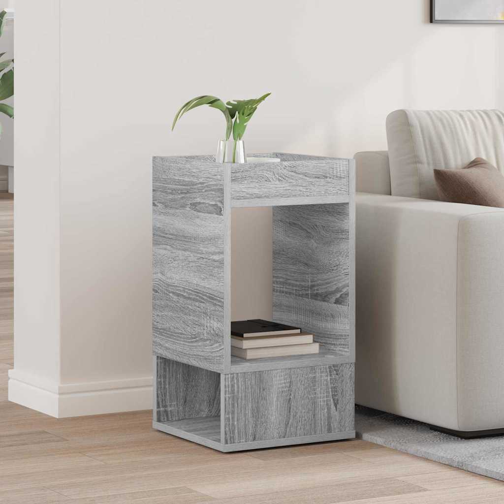 Beistelltisch Sonoma-Grau 30 x 30 x 56 cm Holzwerkstoff