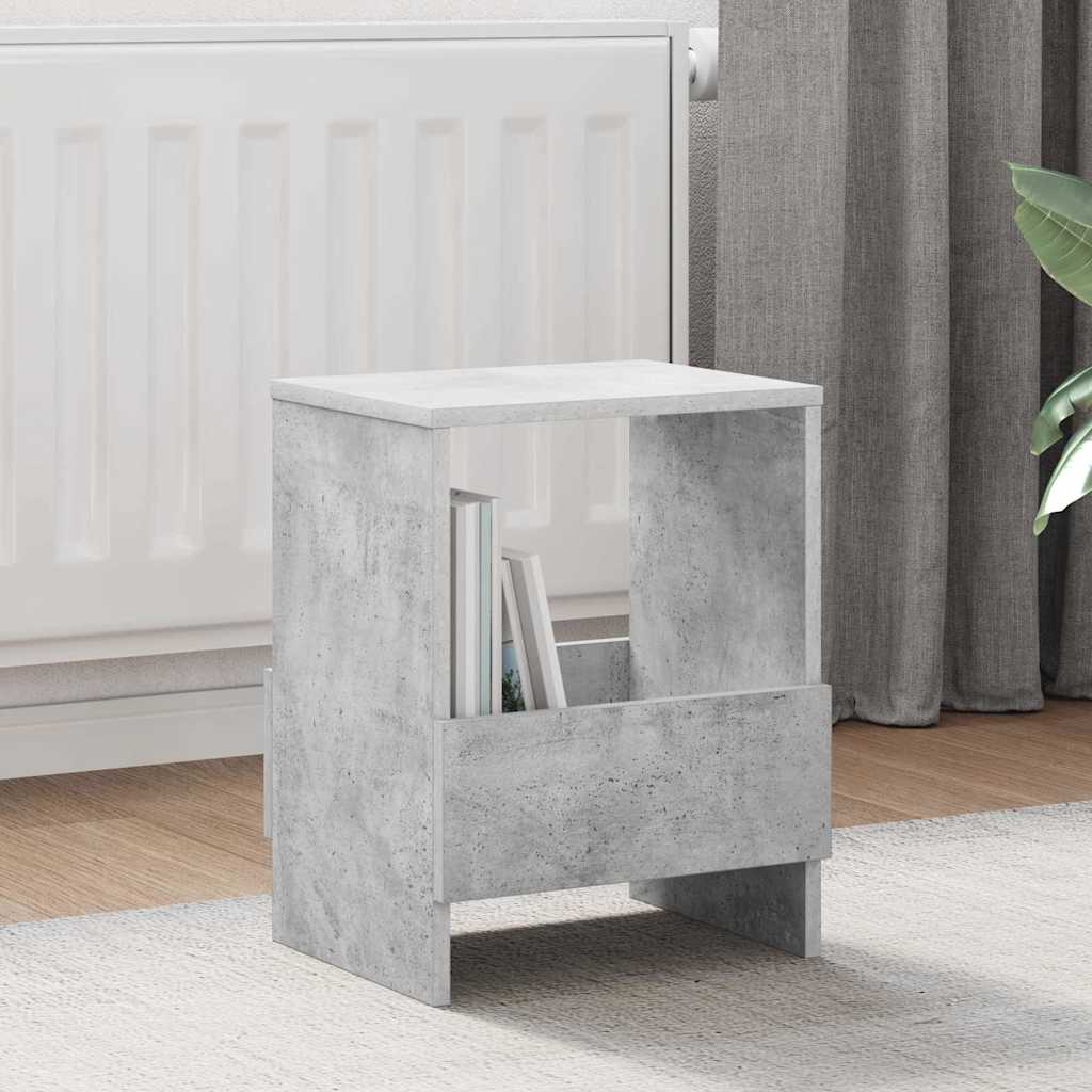 Magazinregal Betongrau 35 x 30 x 45 cm