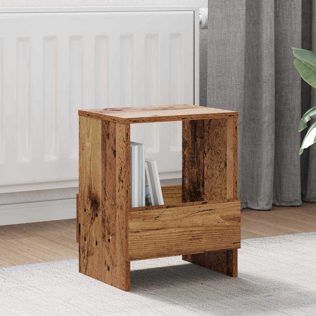 Magazinregal Altholz 35 x 30 x 45 cm