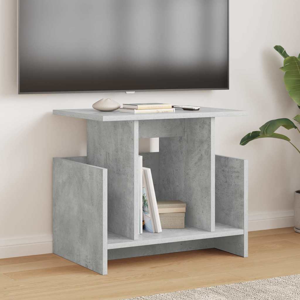 TV-Ständer 50 x 35 x 45 cm Betongrau Holzwerkstoff