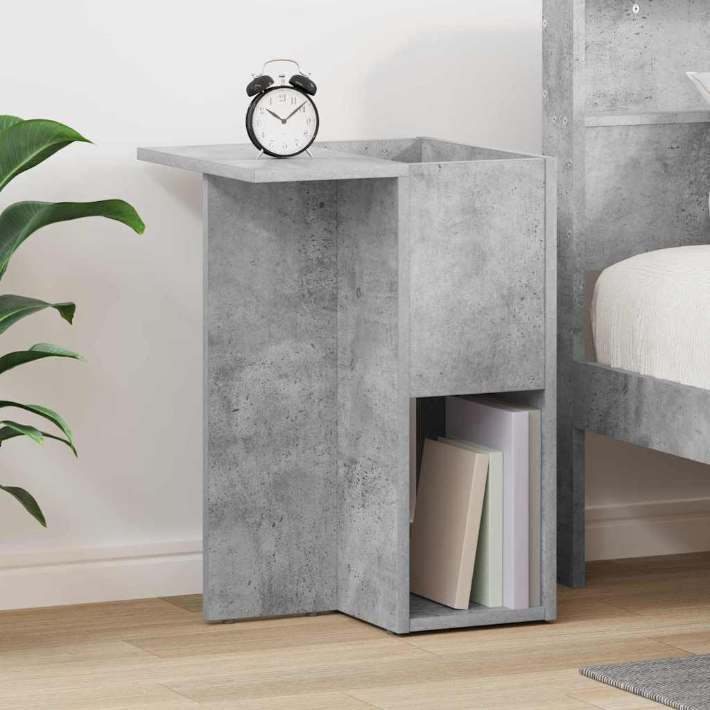 Beistelltisch Beton Grau 35 x 40 x 55 cm Holzwerkstoff