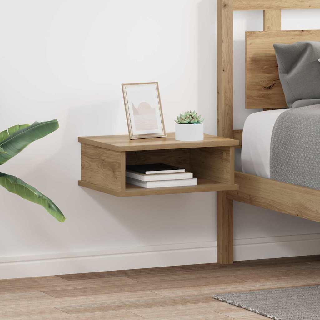 Nachttisch 2 stk. Artisan-Eiche 40 x 31 x 15 cm Holzwerkstoff