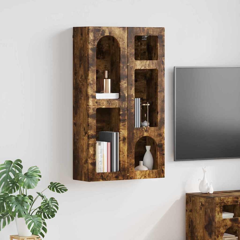 Hängeschrank ELST Raucheiche 59 x 20 x 100 cm Holzwerkstoff