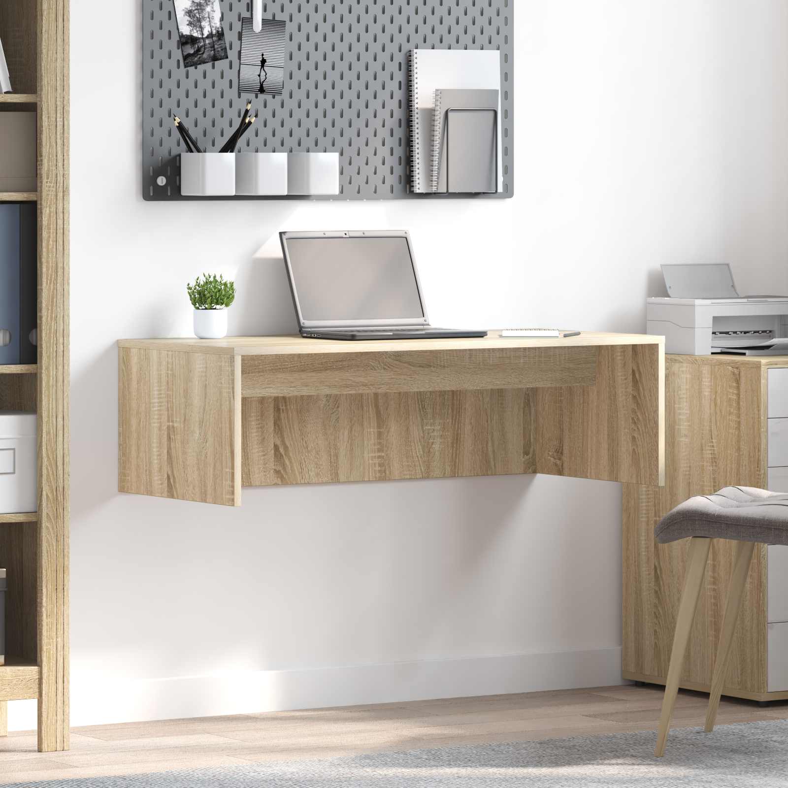 Wandtisch Sonoma-Eiche Holzwerkstoff 100 x 45 x 30 cm