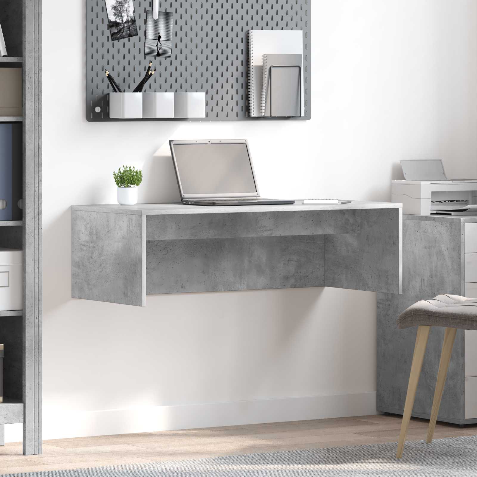 Wandtisch Beton Grau Holzwerkstoff 100 x 45 x 30 cm