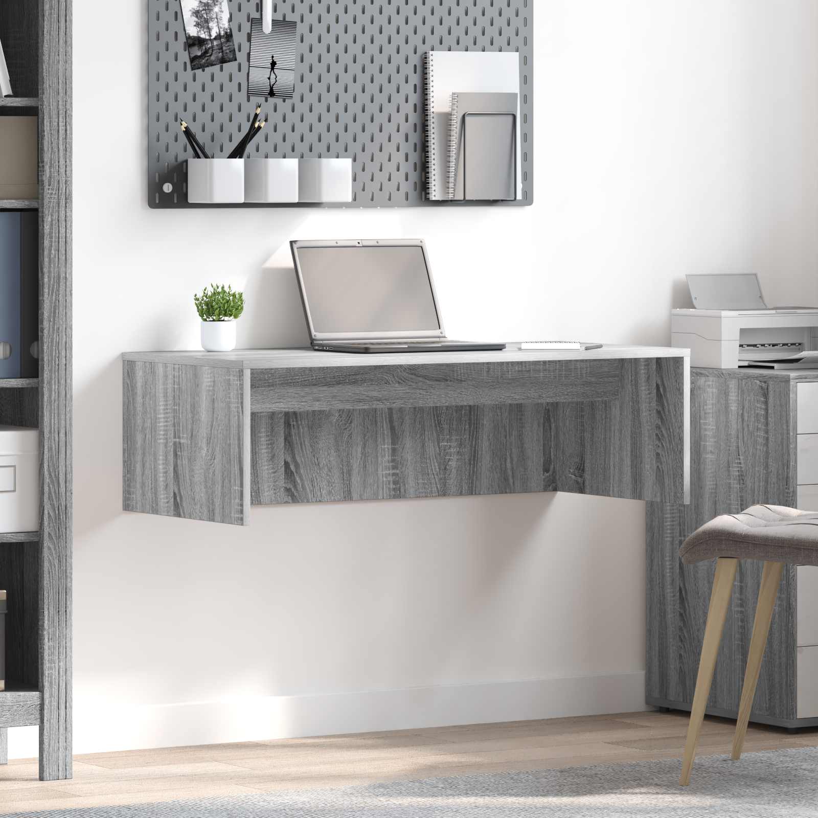 Wandtisch Graues Sonoma Holzwerkstoff 100 x 45 x 30 cm