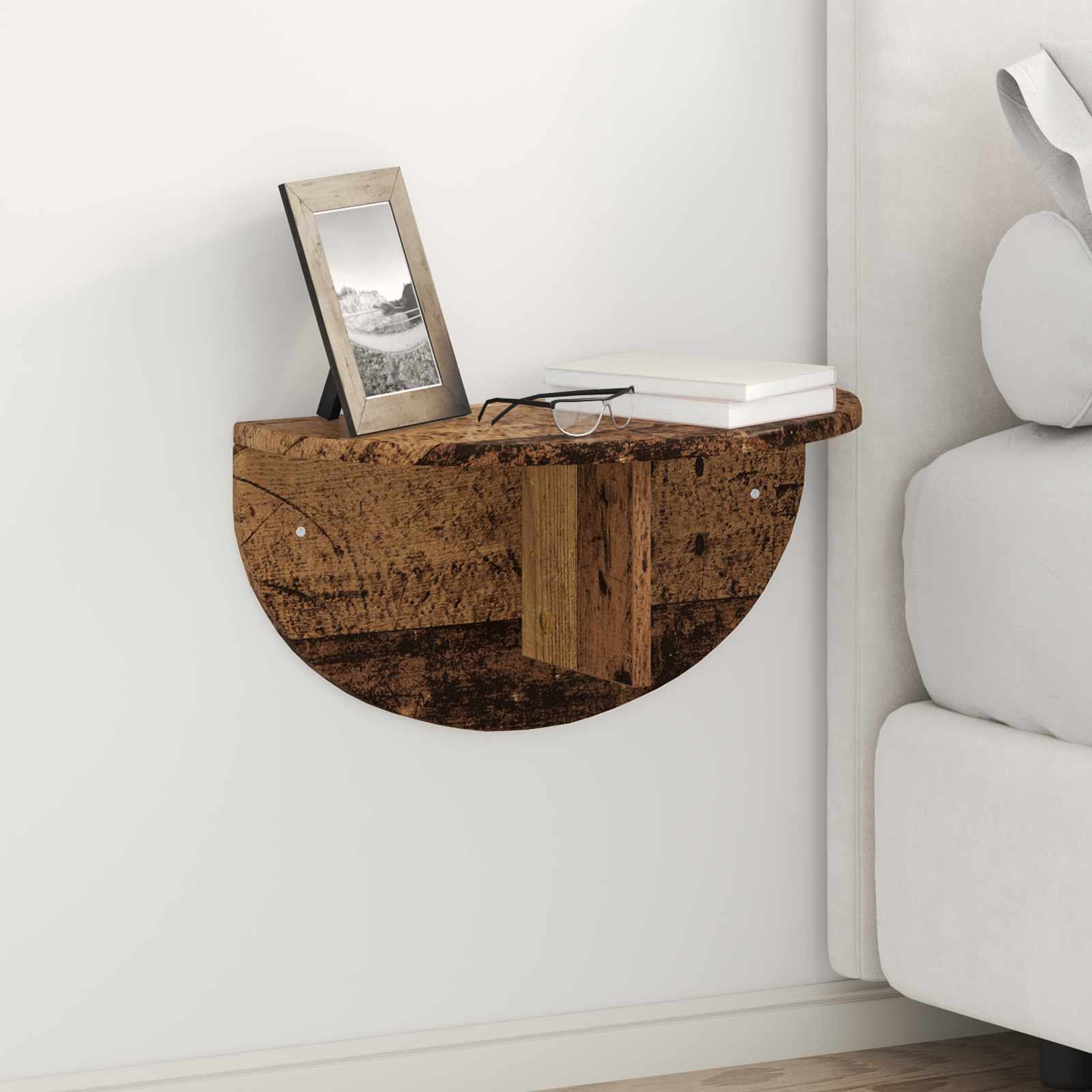 Wandregal Wandhalterung Altholz 48 x 24 x 24 cm Holzwerkstoff