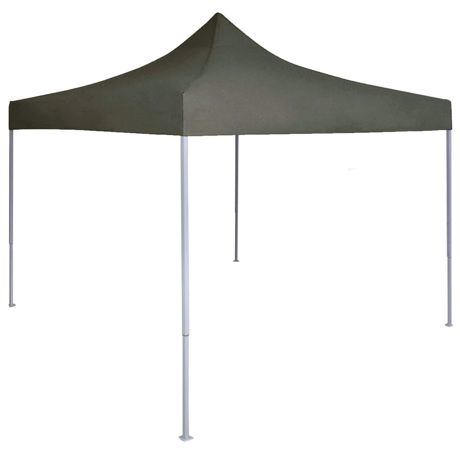 Partyzelt 200 x 200 x 315 cm Anthrazit Oxford-Stoff