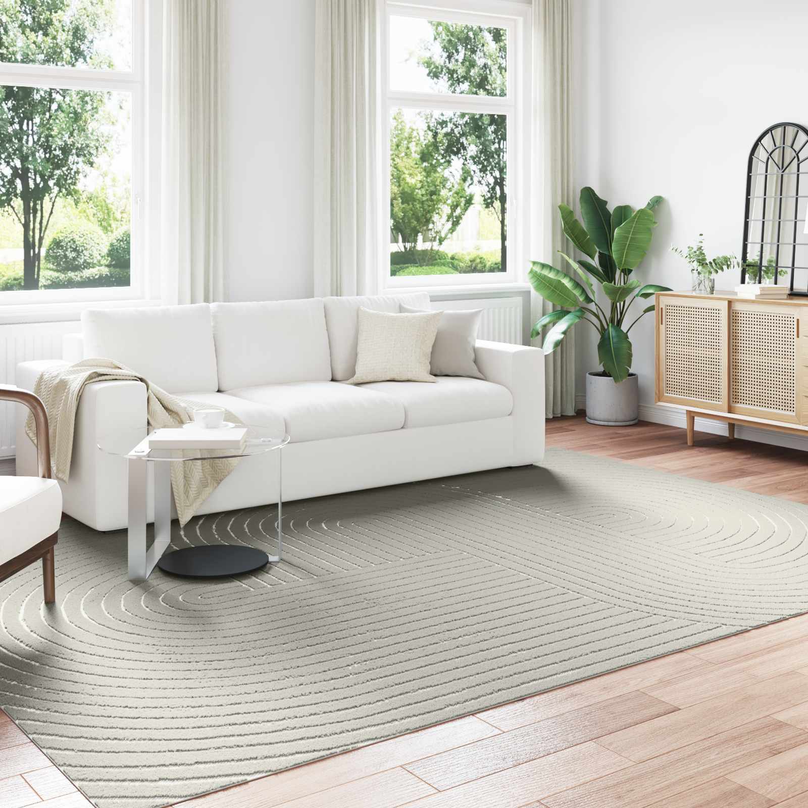 Innen- und Außenteppich PALMERAS Grün 240 x 340 cm Polyester