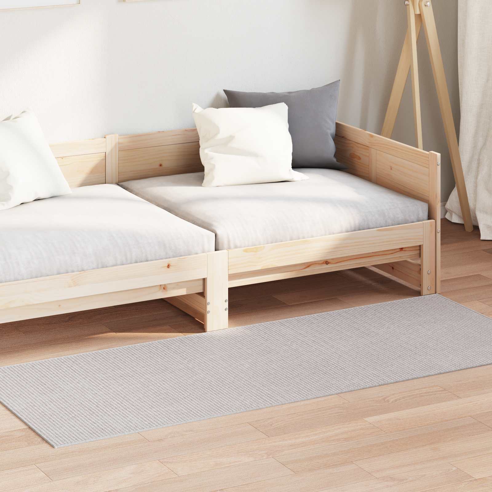 Innenteppich LUGO Creme 200 x 80 cm Polyester