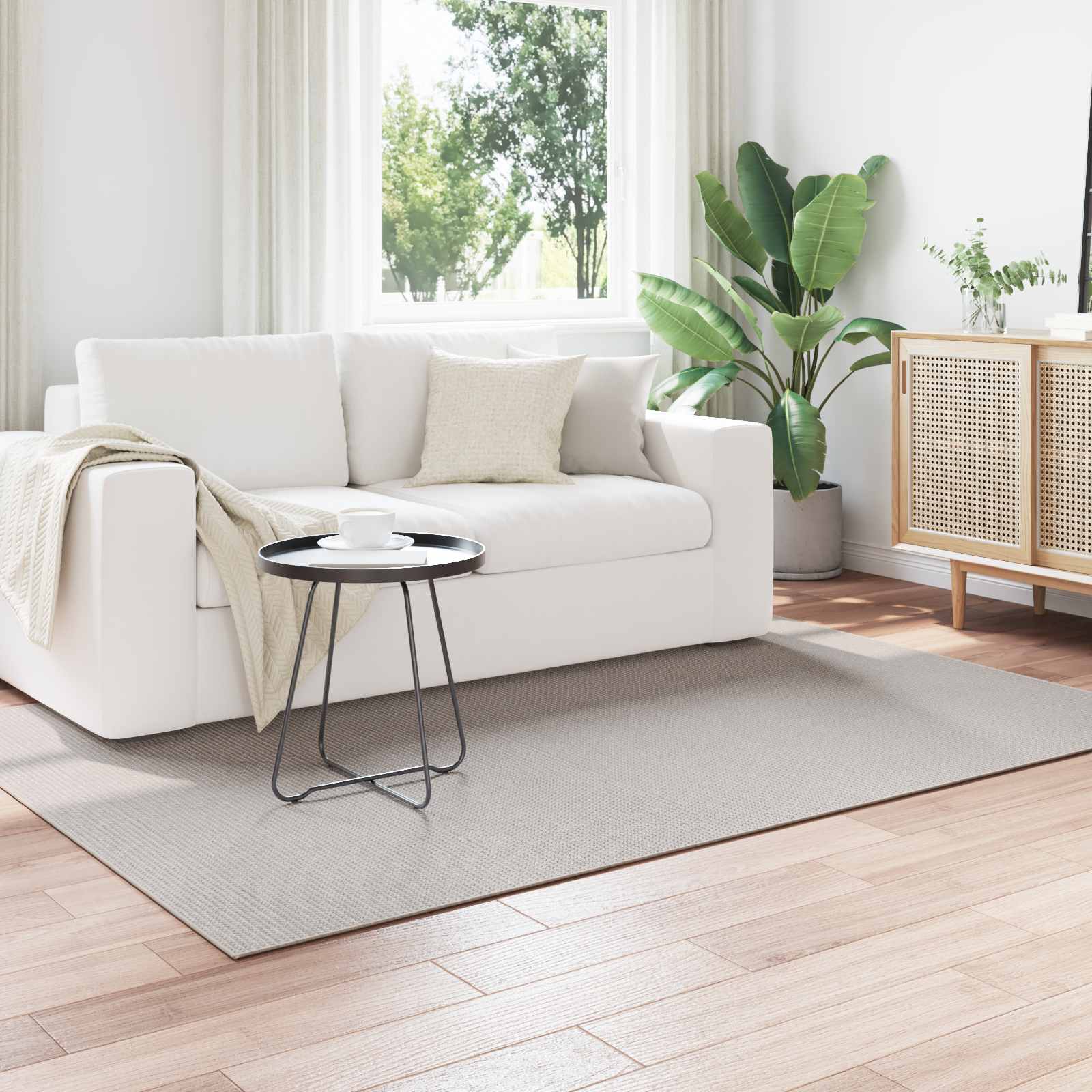 Innenteppich LUGO Creme 200 x 140 cm Polyester