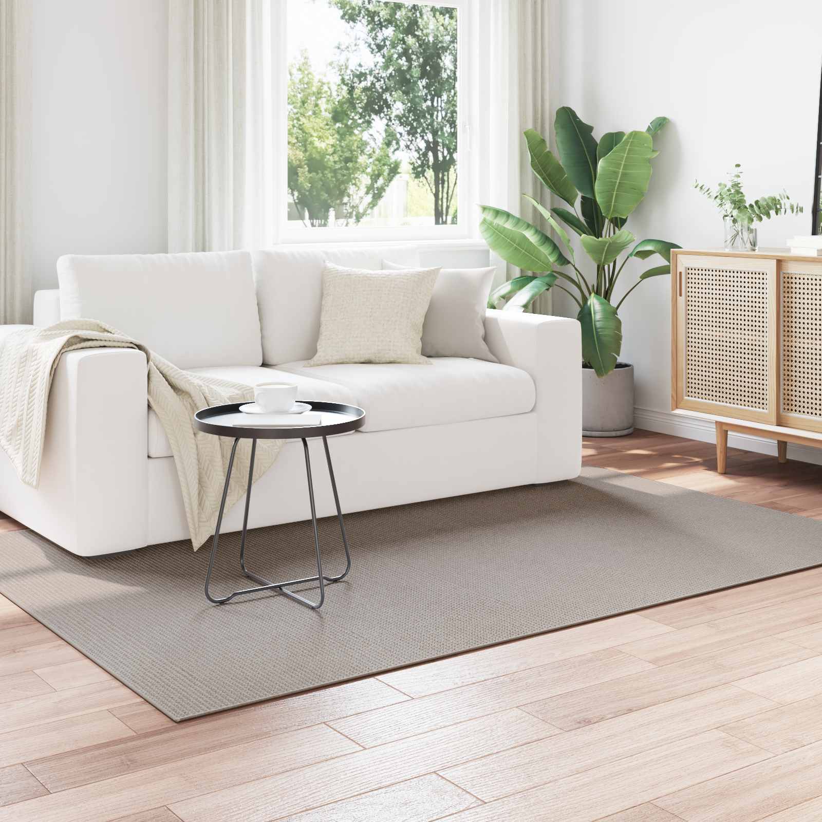 Innenteppich LUGO Taupe 160 x 230 cm Polyester