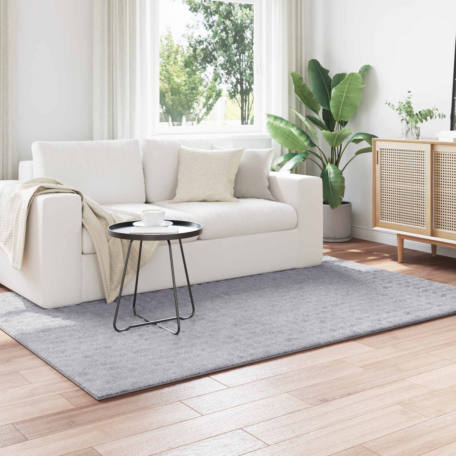 Bereichsteppiche Rechtwinklig SIROLO Grau 200 x 140 cm
