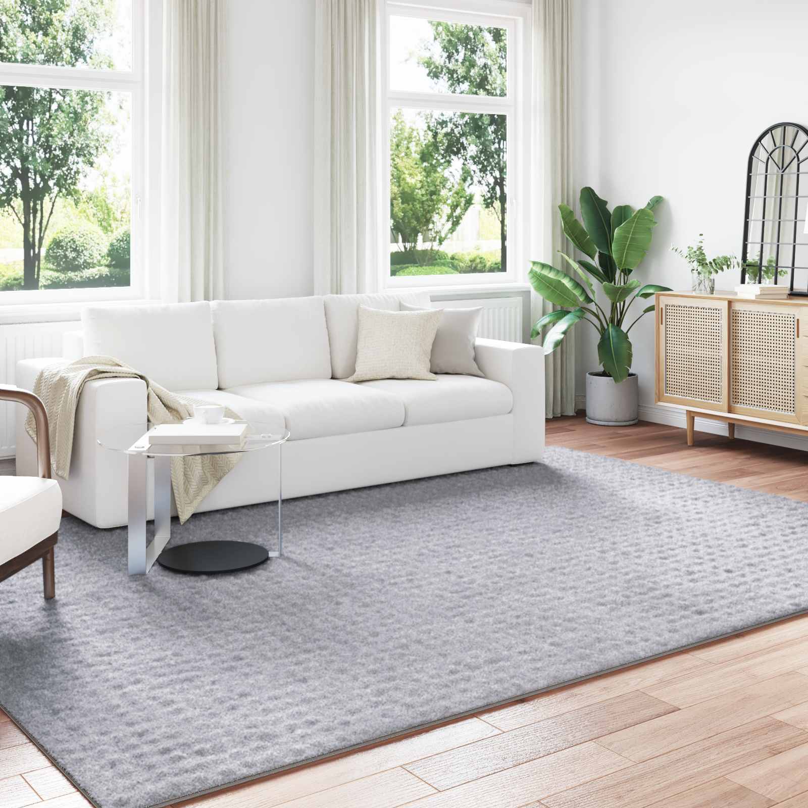 Bereichsteppiche Rechtwinklig SIROLO Grau 280 x 200 cm