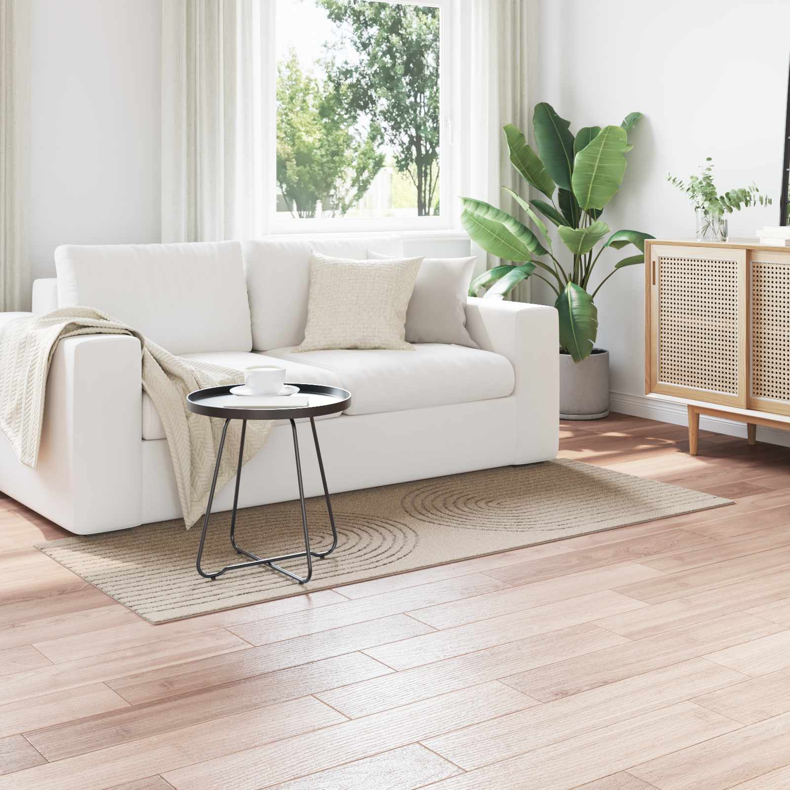 Innenteppich GALATI Beige 150 x 80 cm Polyester
