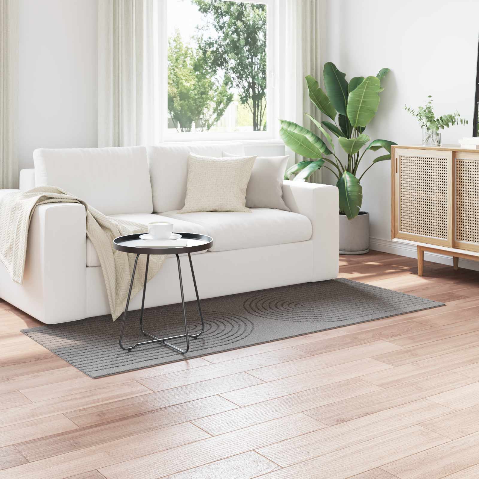 Innenteppich GALATI Grau 150 x 80 cm Polyester