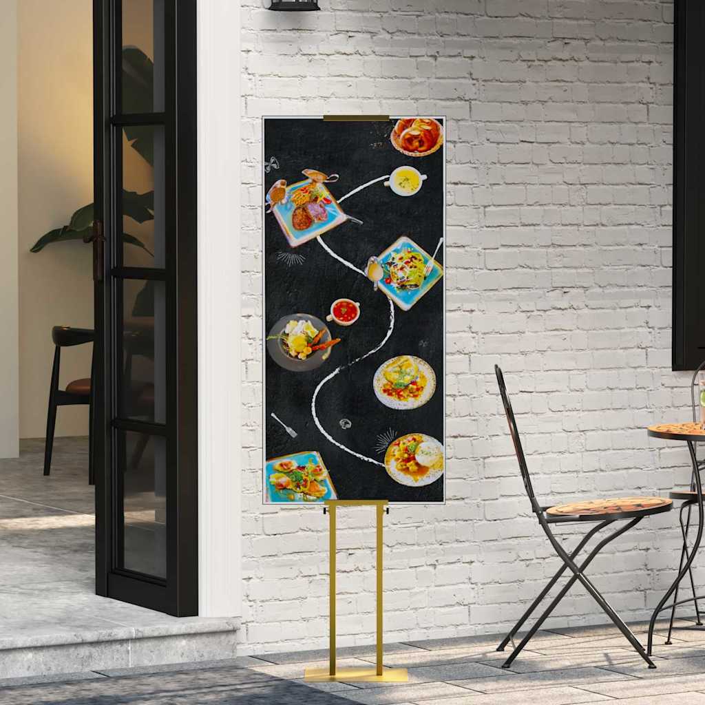 Messestände 2 Stk. Gold 30 x 23,5 x 210 cm Stahl