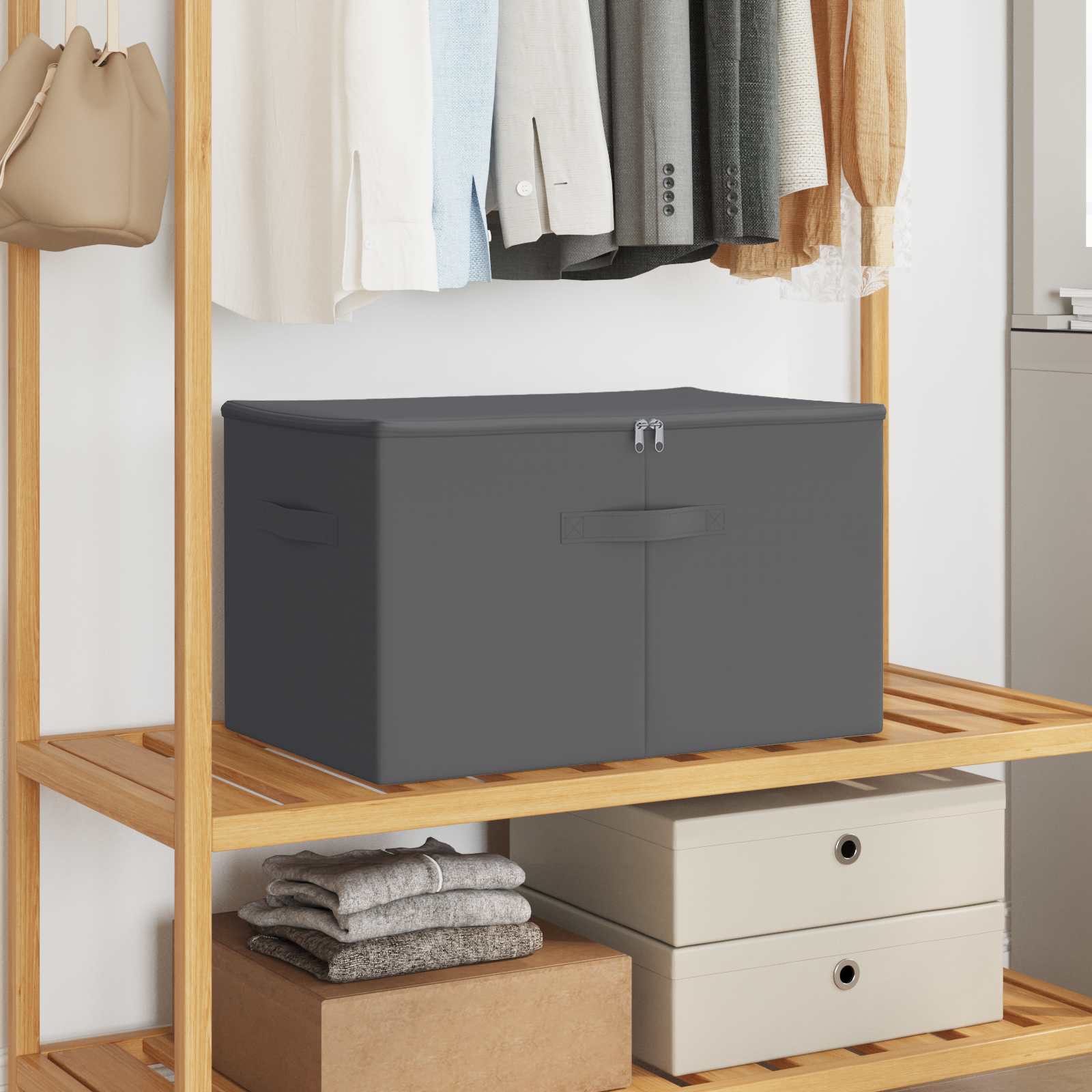 Aufbewahrungsbox 24 stk. Vliesstoff 55 x 35 x 32 cm 61,6 L