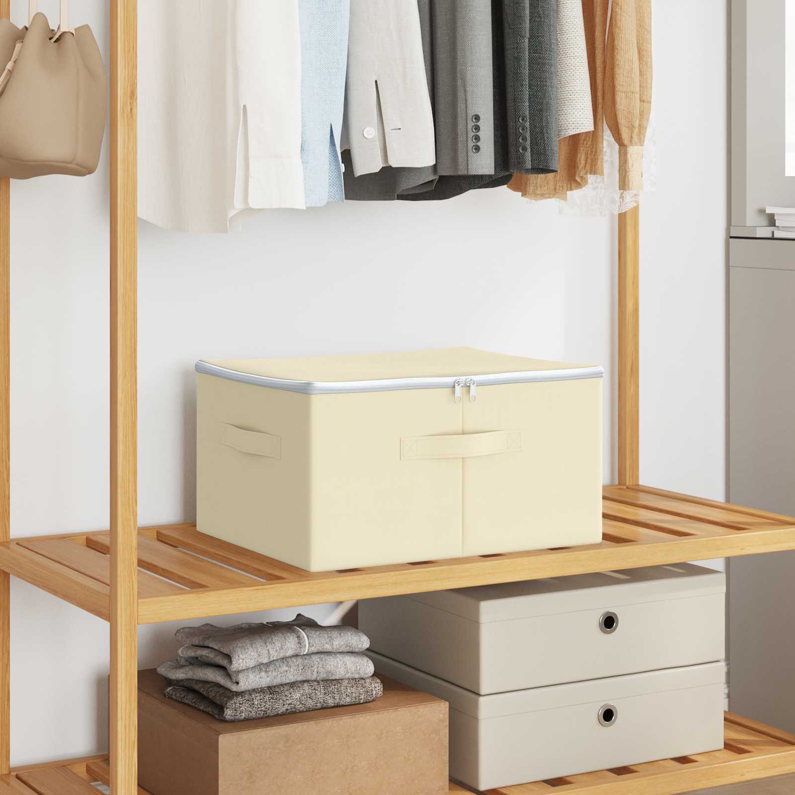 Aufbewahrungsbox 24 stk. Vliesstoff 50 x 30 x 25 cm 37,5 L