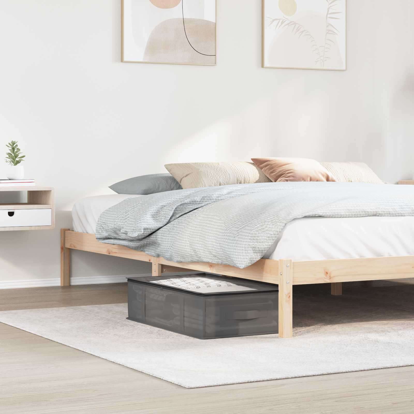 Aufbewahrungsbox mit transparentem Oberfenster Anthrazit
