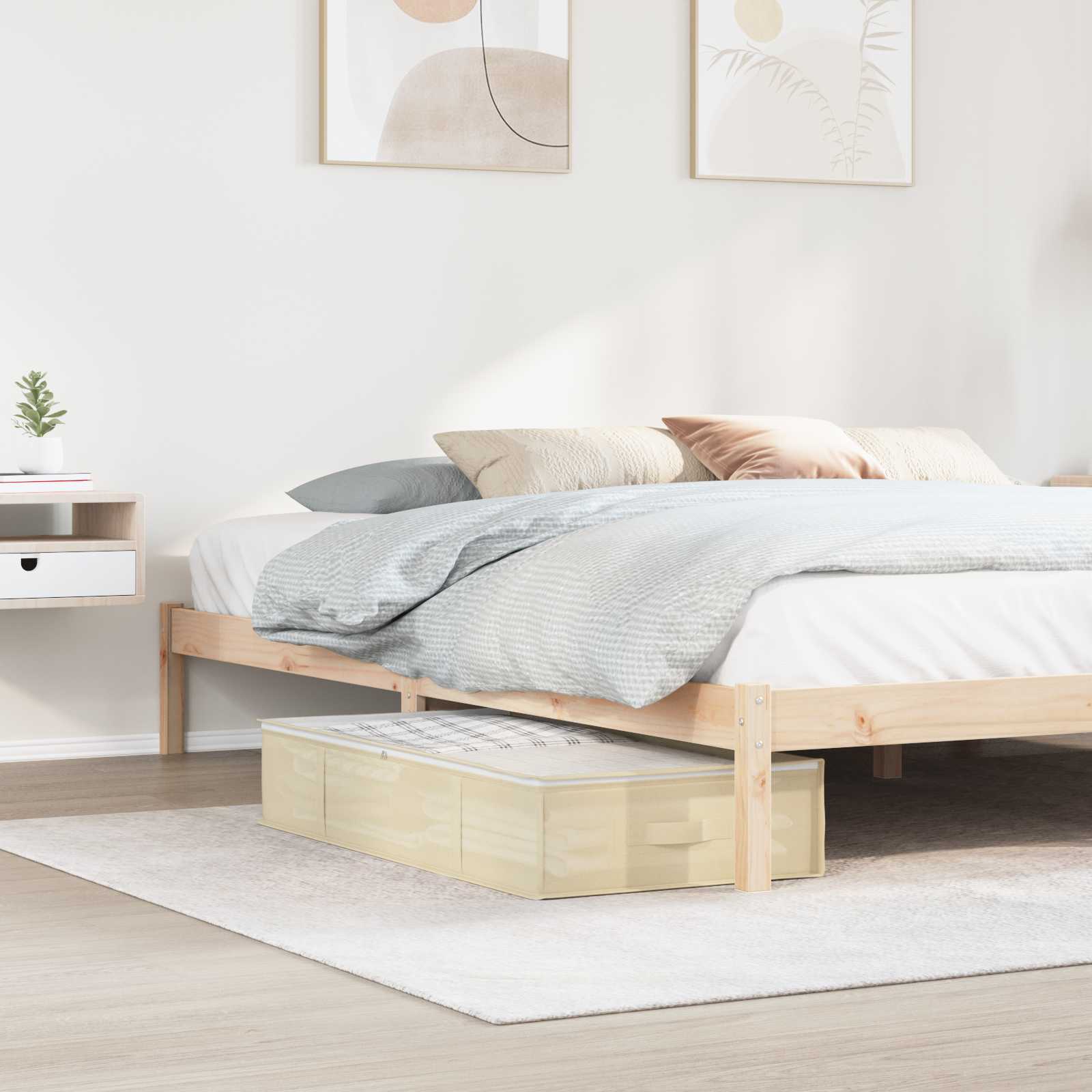 Aufbewahrungsbox mit transparentem Oberfenster 2 stk. 90 l