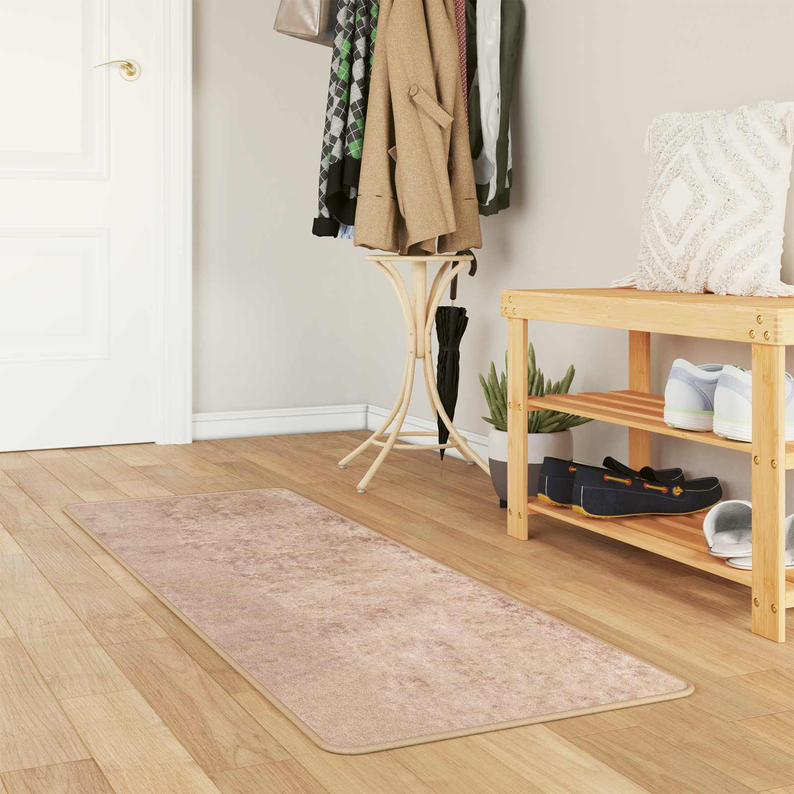 Teppichläufer MARSA Sand 50 x 100 cm Polyester und PVC
