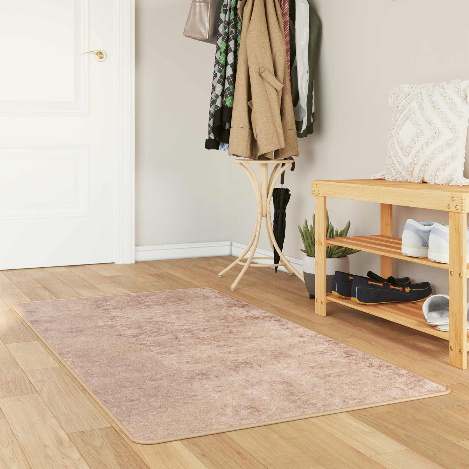 Teppichläufer MARSA Sand 80 x 200 cm Polyester und PVC
